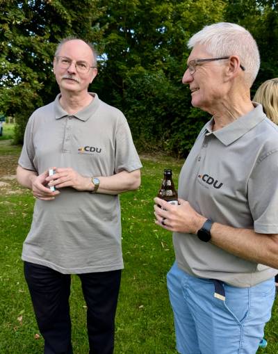 Heiko W&uuml;llner mit Dirk Blank