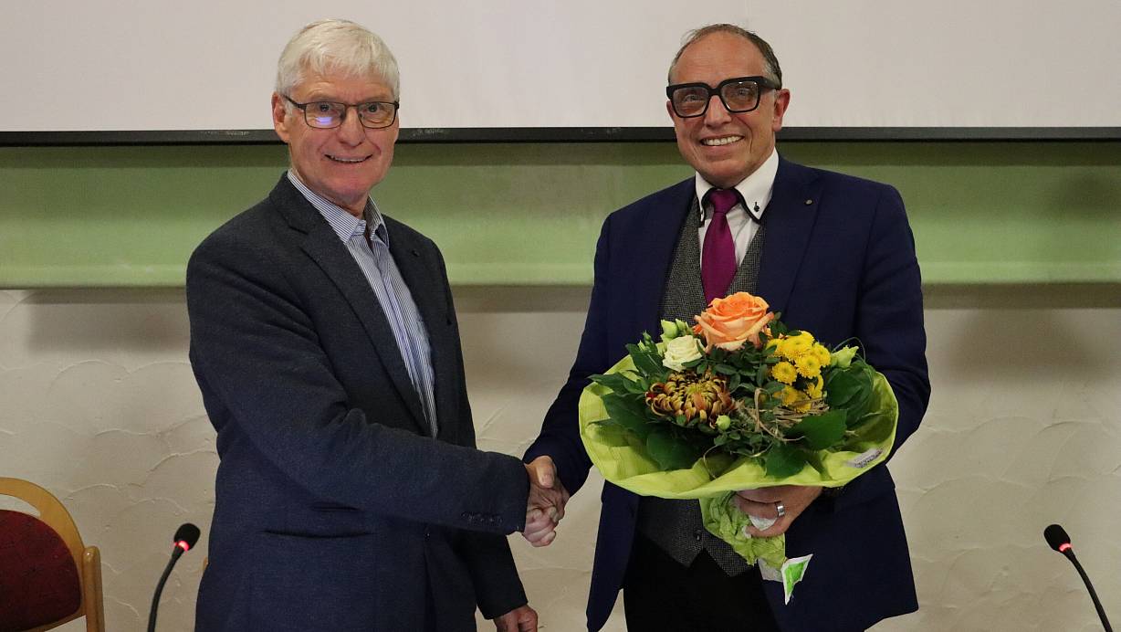 Dirk Blank und Siegfried Lux (re)